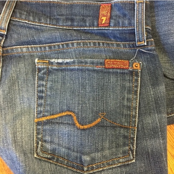 7 for All Mankind Long Bootcut Jeans - Picture 3 of 3